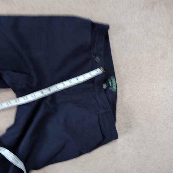 Ralph Lauren Adelle Navy Preppy Straight Leg Tennis Prep Country Club Pants 14P - Picture 6 of 9